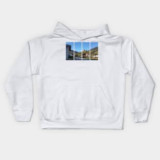 Heinfels Castle, the symbol of the town. It stands in the Puster Valley, near the entrance to the Villgraten Valley. Tyrol, Austria Kids Hoodie